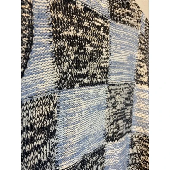 Obey Womens Mira Sweater Vest MPatchwork Knit V Neck Streetwear Layering Indie - Picture 3 of 13